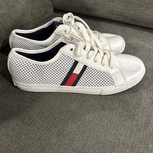 Tommy Hilfiger White Tennis Shoe